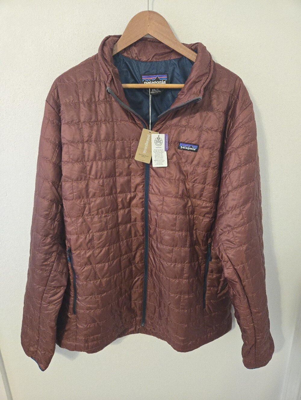 NWT Patagonia Nano Puff Jacket Dried Vanilla Mens XXL